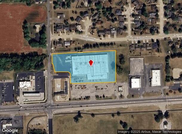  2190 W Main St, Greenfield, IN Parcel Map