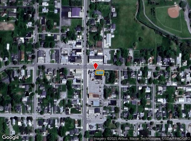 105 E Liberty St, Arlington, OH Parcel Map