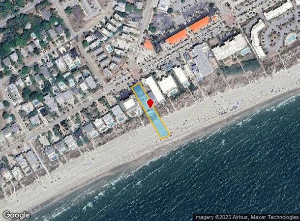  1008 Ocean Blvd, Isle Of Palms, SC Parcel Map