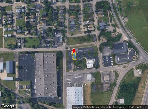  836 W 5Th St, Dayton, OH Parcel Map