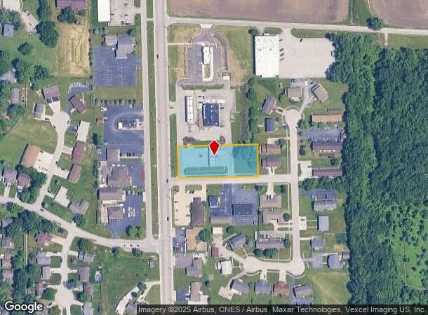 621 N Main St, Hebron, IN Parcel Map