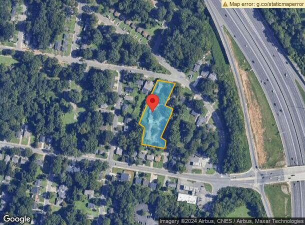  1405 Catherine Simmons Ave, Charlotte, NC Parcel Map