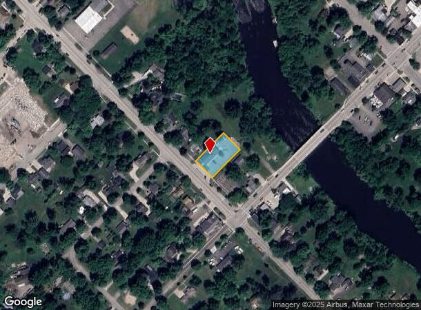 126 W Jefferson St, Dimondale, MI Parcel Map