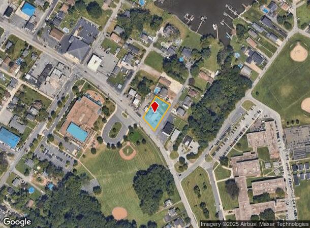 7214 N Point Rd, Sparrows Point, MD Parcel Map