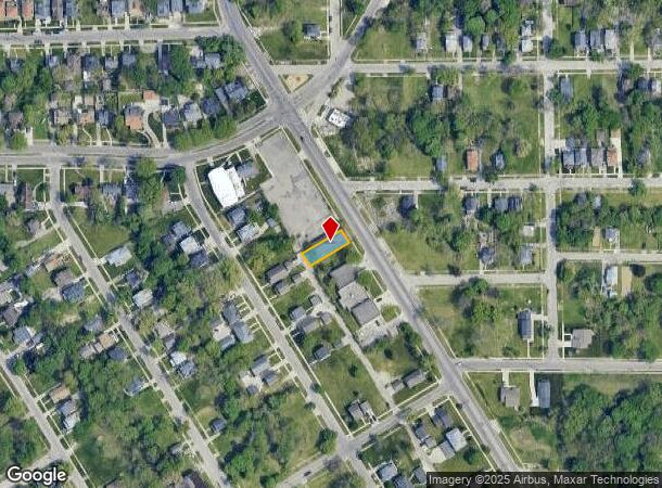  1545 M L King Ave, Flint, MI Parcel Map