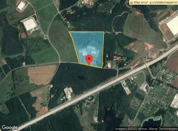  1036 Webber Rd, Cowpens, SC Parcel Map