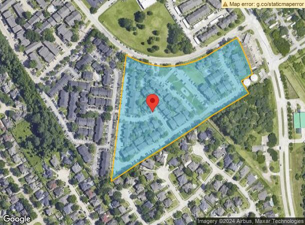  14131 Cornerstone Village Dr, Houston, TX Parcel Map