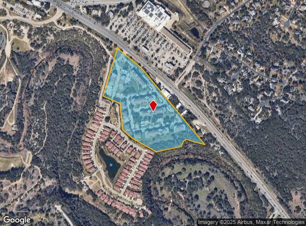  12351 W Highway 71, Bee Cave, TX Parcel Map