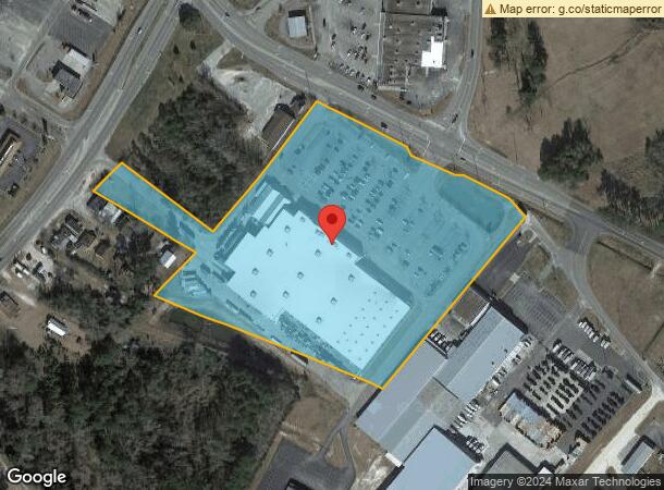  100 Greenhill Dr, Whiteville, NC Parcel Map