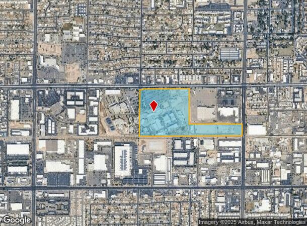  1601 W Main St, Mesa, AZ Parcel Map
