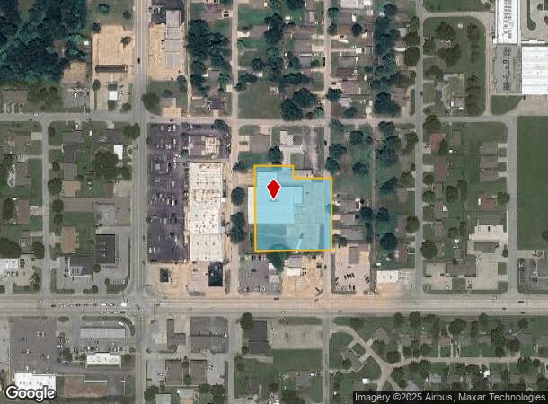  710 S Adams St, Sapulpa, OK Parcel Map