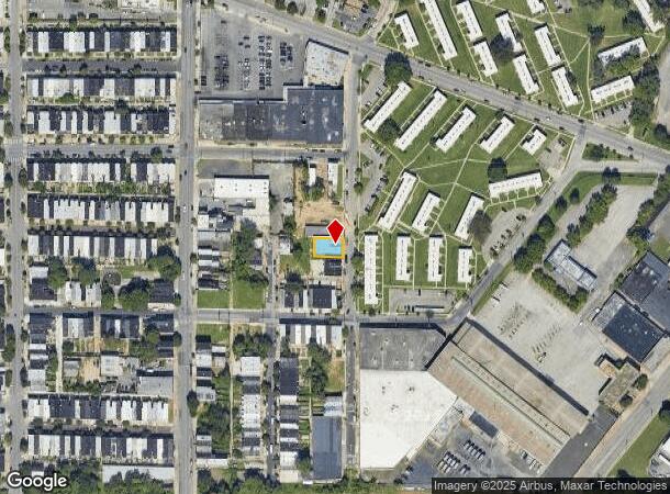  2712 Mathews St, Baltimore, MD Parcel Map