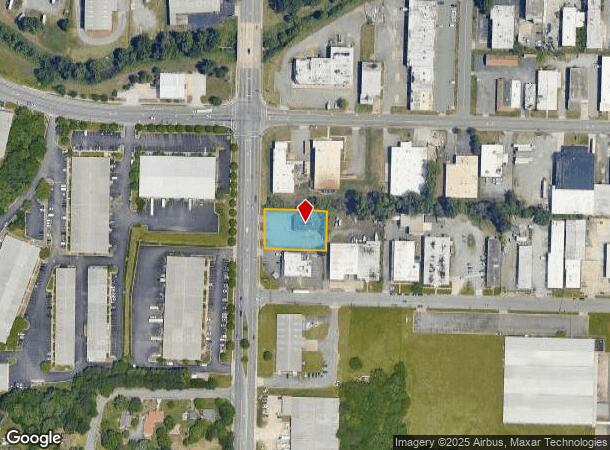  3009 S Elm Eugene St, Greensboro, NC Parcel Map