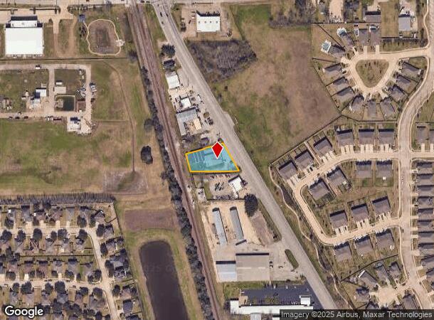 2802 S Main St, Pearland, TX Parcel Map
