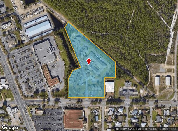  6012 Magnolia Beach Rd, Panama City, FL Parcel Map