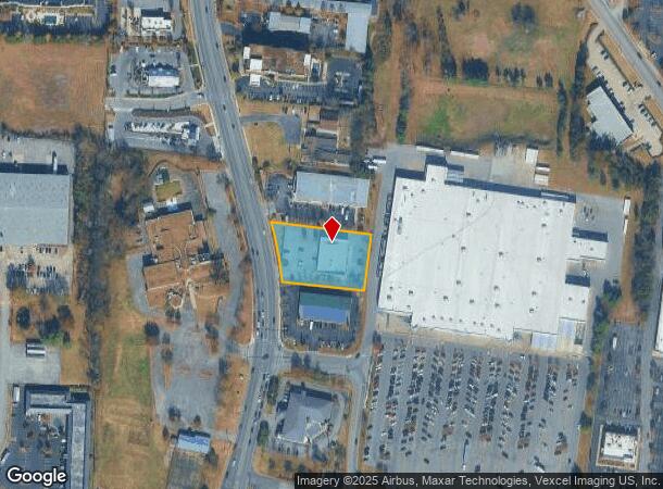  206 N Thompson Ln, Murfreesboro, TN Parcel Map