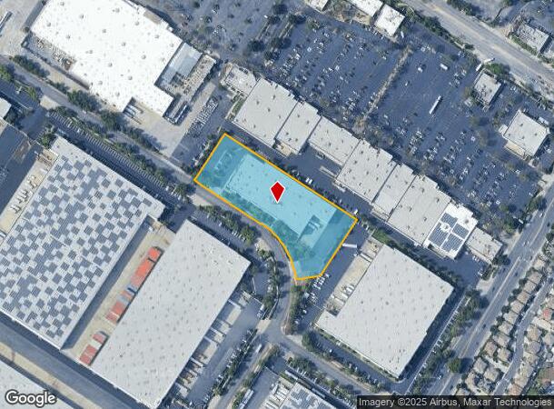 8825 Mercury Ln, Pico Rivera, CA Parcel Map