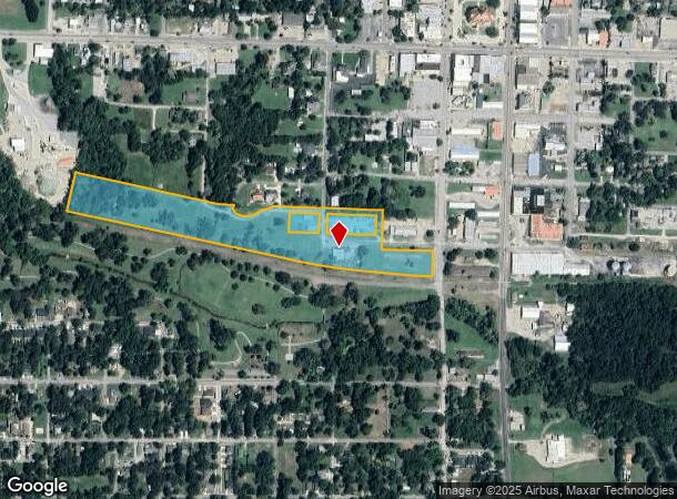 111 W 1St St, Bonham, TX Parcel Map