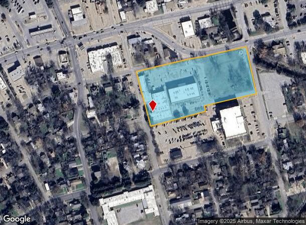  105 S Walnut St, Cleburne, TX Parcel Map