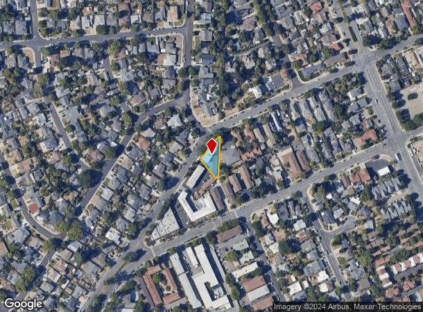  593 Saratoga Ave, Santa Clara, CA Parcel Map