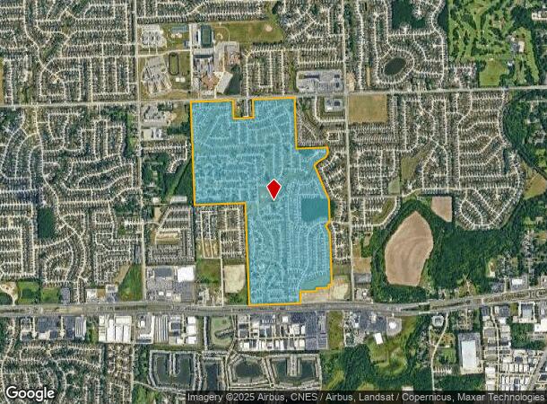  45301 Chateau Thierry Dr, Macomb, MI Parcel Map