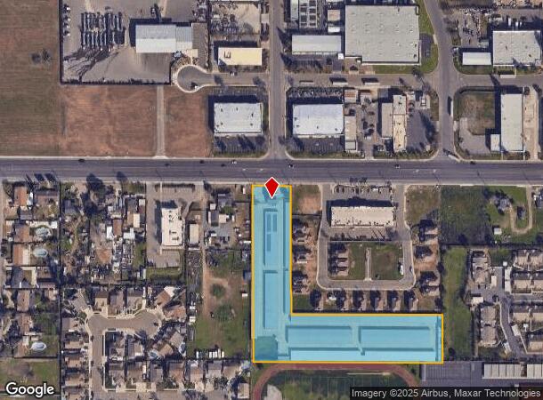  1512 E Whitmore Ave, Ceres, CA Parcel Map