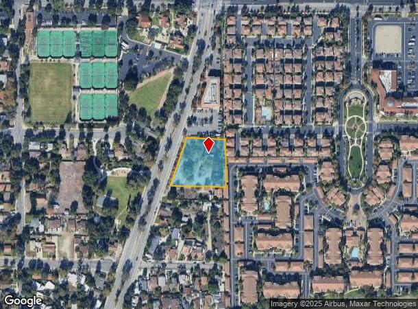  350 Claremont Blvd, Upland, CA Parcel Map