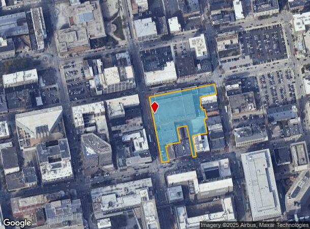 650 Walnut St, Cincinnati, OH Parcel Map