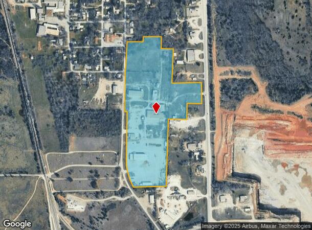 705 S Weatherford St, Chico, TX Parcel Map