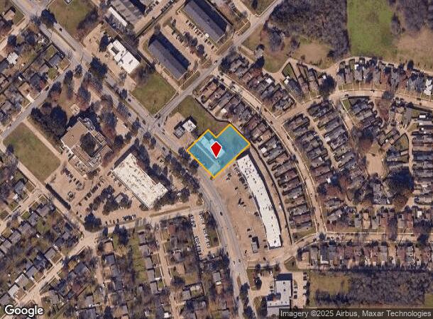  1418 N Galloway Ave, Mesquite, TX Parcel Map