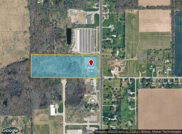  12405 Northland Dr, Cedar Springs, MI Parcel Map