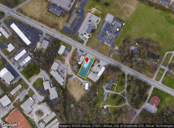  502 S Main St, Mauldin, SC Parcel Map