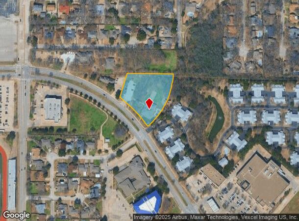 1101 W Lamar Blvd, Arlington, TX Parcel Map