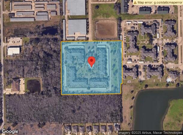  2800 Brownstone Pl, Pearland, TX Parcel Map