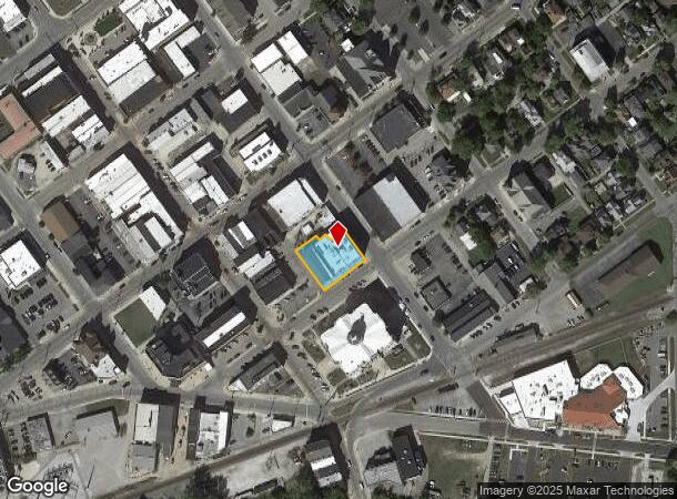  40 E Franklin St, Huntington, IN Parcel Map