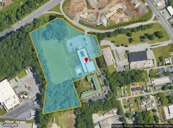  121 Sw Cloverleaf Pl, High Point, NC Parcel Map