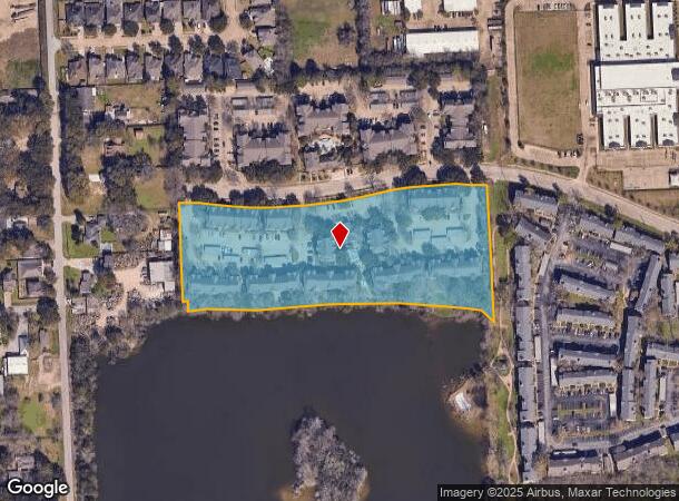  9750 Windwater Dr, Houston, TX Parcel Map