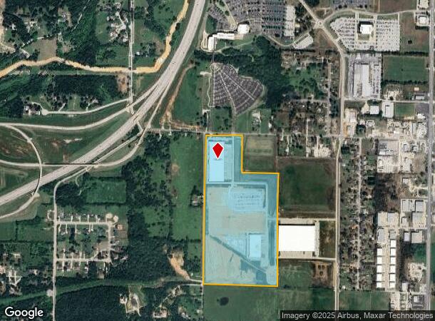 621 W Apple Blossom Ave, Lowell, AR Parcel Map