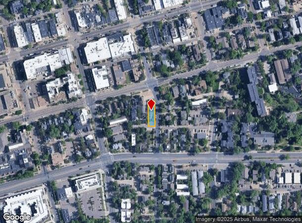  1845 18Th St, Boulder, CO Parcel Map