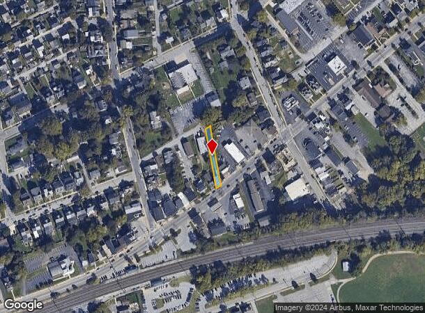  121 W Lancaster Ave, Downingtown, PA Parcel Map