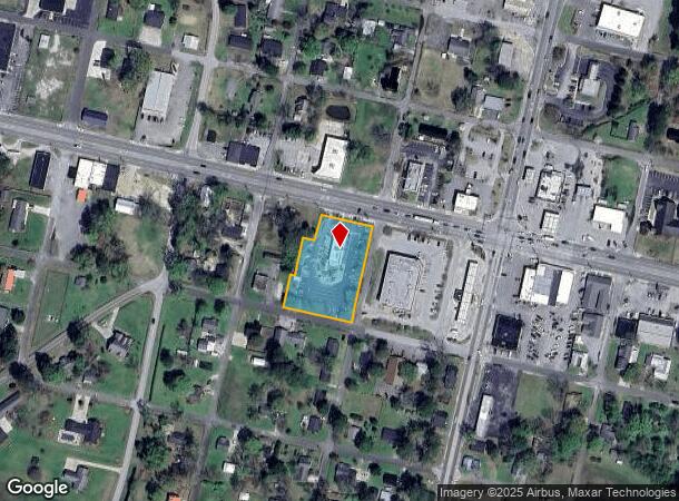  207 W Main St, Beulaville, NC Parcel Map