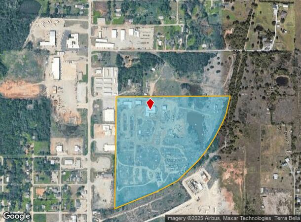 601 E Pine St, Cushing, OK Parcel Map