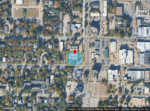 512 W Hickory St, Denton, TX Parcel Map