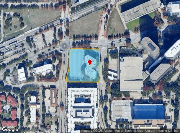  15301 Spectrum Dr, Addison, TX Parcel Map