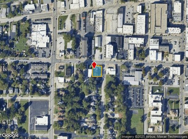 600 W Walnut St, Springfield, MO Parcel Map