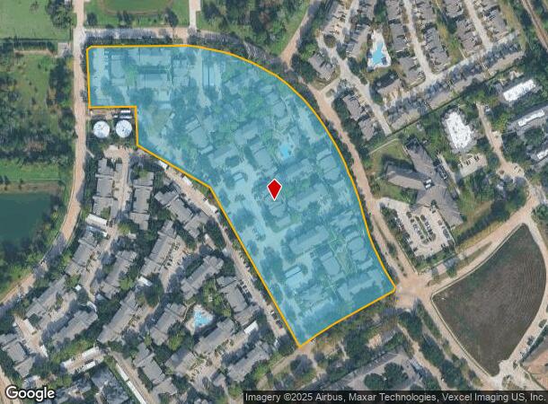  13555 Breton Ridge St, Houston, TX Parcel Map