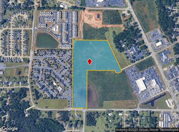  1475 Leverette Rd, Warner Robins, GA Parcel Map