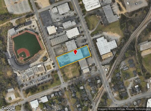 411 Huger St, Columbia, SC Parcel Map