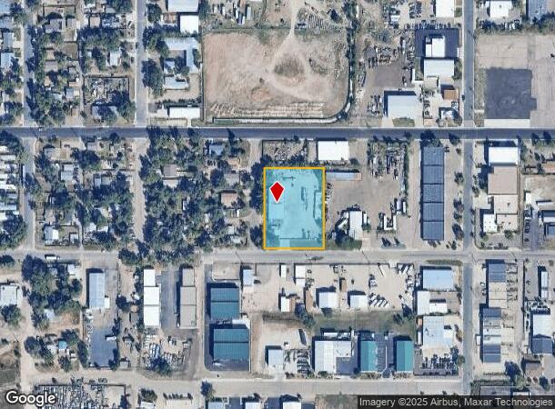 2250 Busch Ave, Colorado Springs, CO Parcel Map