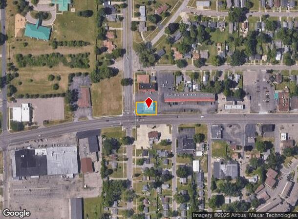  596 Columbia Ave W, Battle Creek, MI Parcel Map